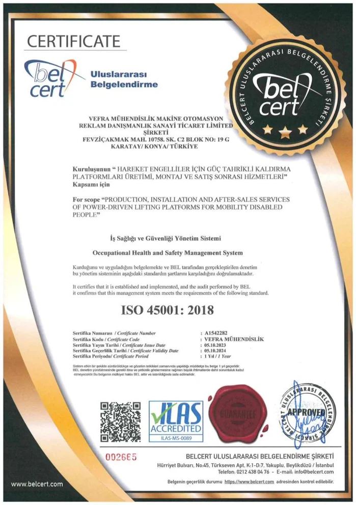 ISO 45001:2018